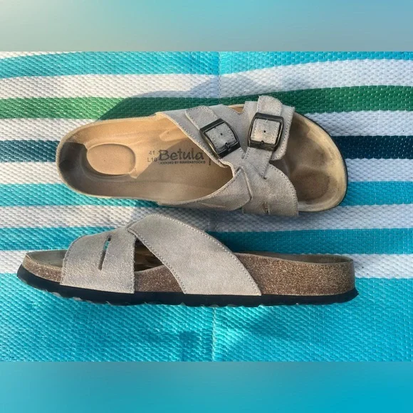 ๐โจHP๐โจ Birkenstock Betula Suede Two buckle Sandals - Light Tan - Picture 11 of 14